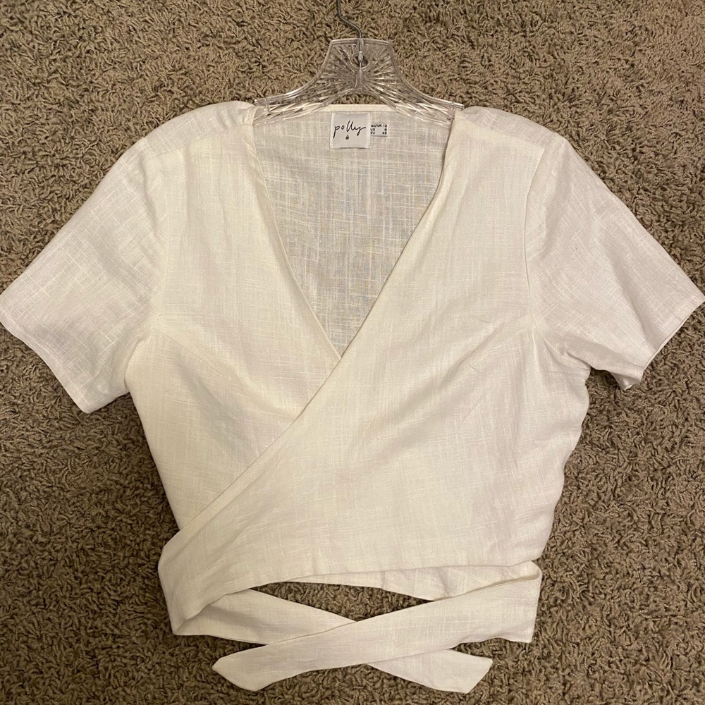 Princess Polly Wrap Crop Top